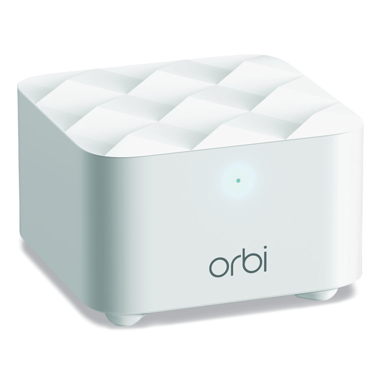 GE Orbi Whole Home AC1200 Mesh Wi-Fi System, 2 Ports, Dual-Band 2.4 GHz/5 GHz (NGRRBK13100NAS)