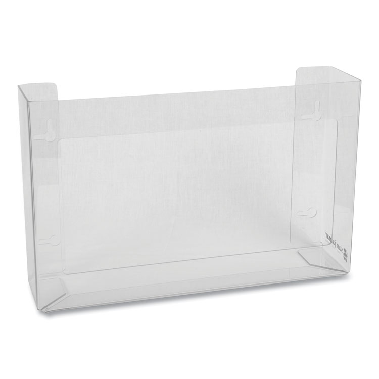 San Jamar Clear Plexiglas Disposable Glove Dispenser, 3-Box, Plexiglas, Clear, 18 x 3.75 x 10 (SJMG0805)