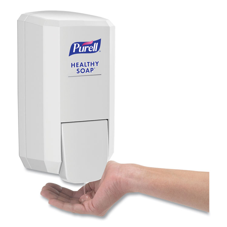 PURELL CS2 Hand Sanitizer Dispenser, 1,000 mL, 5.14 x 3.83 x 10, White, 6/Carton (GOJ412106CT)