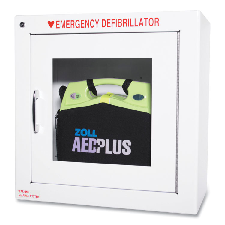 ZOLL AED Wall Cabinet, 17w x 9.5d x 17h, White (ZOL80000855)