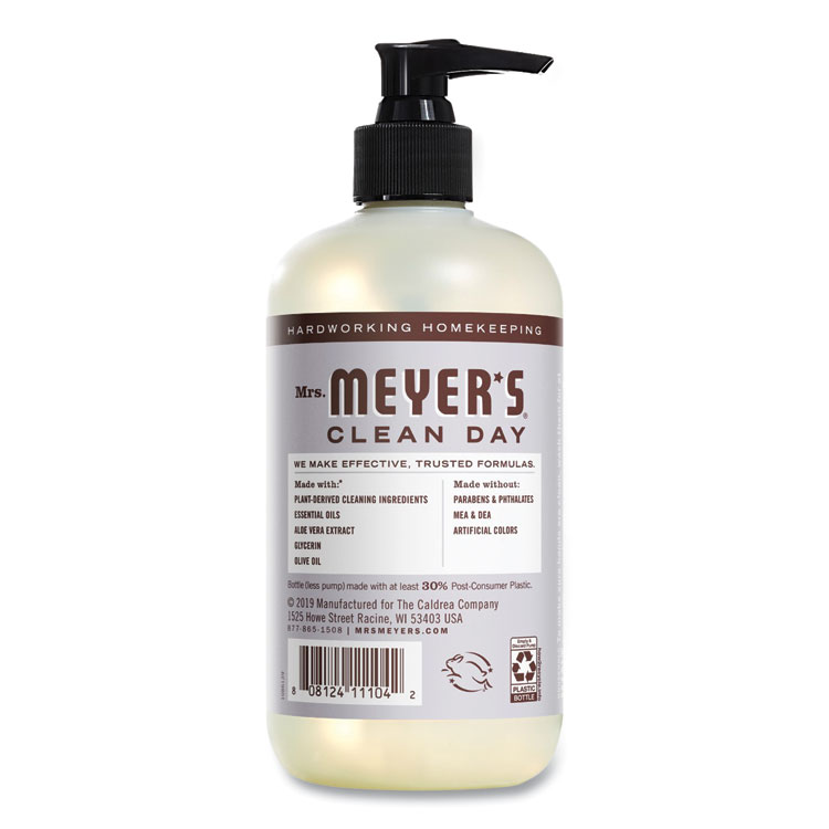 Mrs. Meyer's Clean Day Liquid Hand Soap, Lavender Scent, 12.5 oz, 6/Carton (SJN651311)