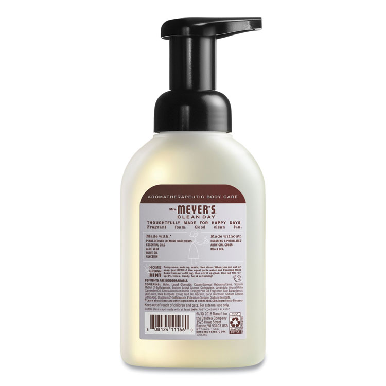 Mrs. Meyer's Foaming Hand Soap, Lavender Scent, 10 oz (SJN662031EA)