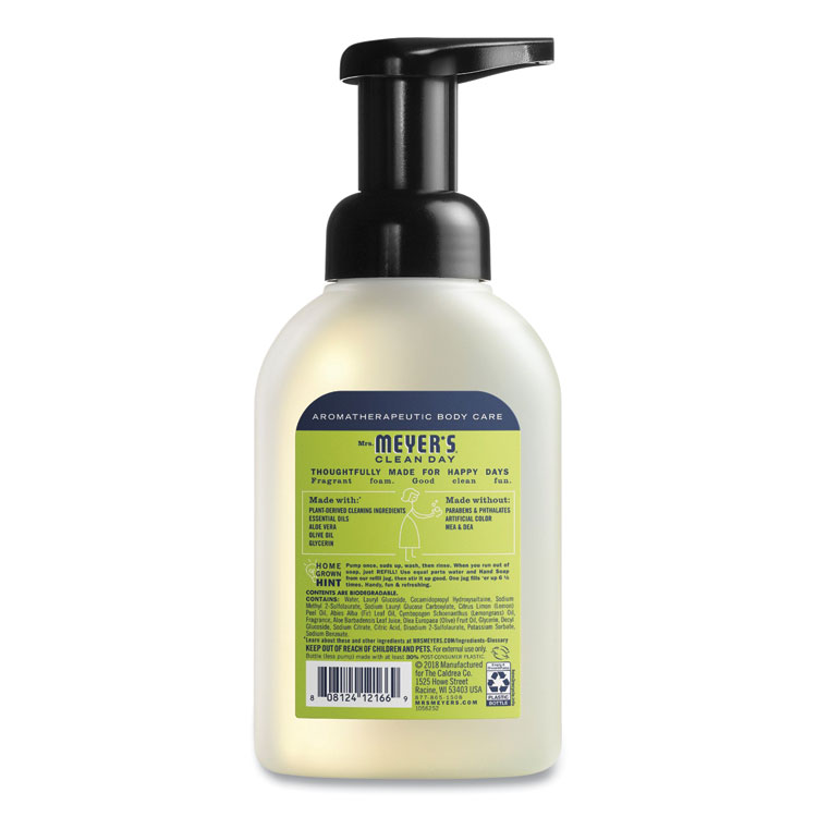 Mrs. Meyer's Foaming Hand Soap, Lemon Verbena Scent, 10 oz (SJN662032EA)
