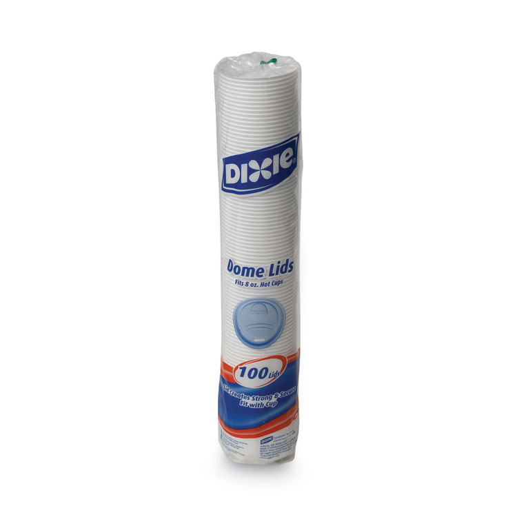 Dixie Drink-Thru Lid, Fits 8oz Hot Drink Cups, Fits 8 oz Cups, White, 1,000/Carton (DXE9538DX)
