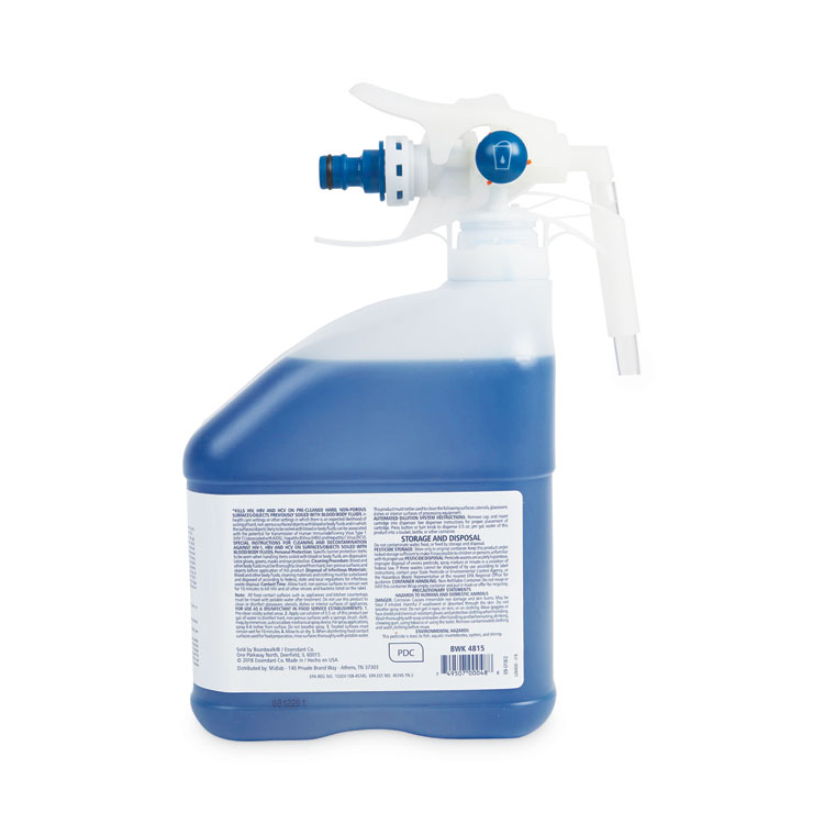 Boardwalk PDC Neutral Disinfectant, Floral Scent, 3 Liter Bottle, 2/Carton (BWK4815)