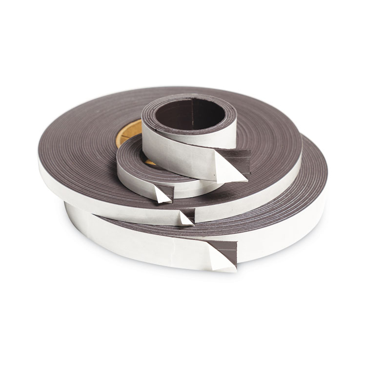 U Brands Magnetic Adhesive Tape Roll, 0.5" x 50 ft, Black (UBRFM2321)