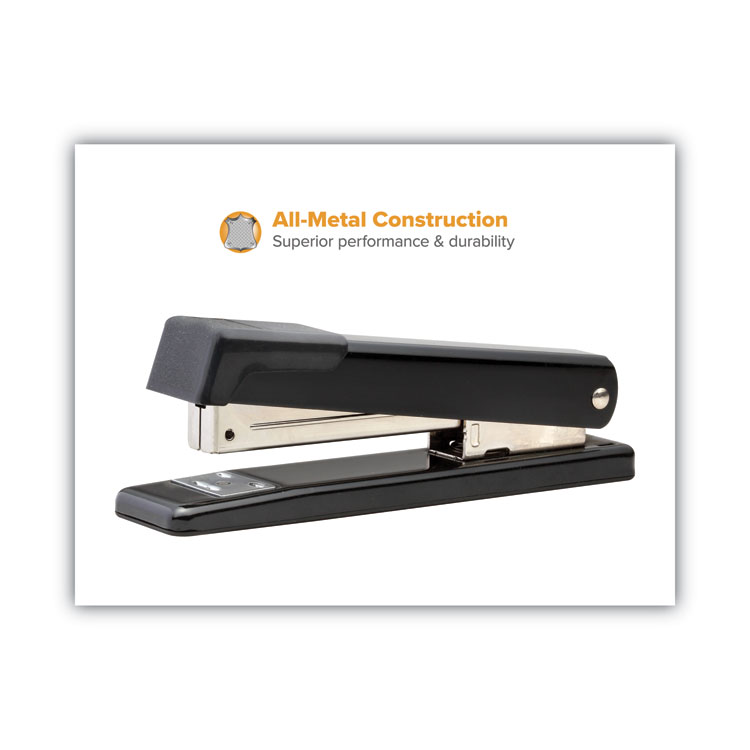 Bostitch Classic Metal Stapler, 20-Sheet Capacity, Black (BOSB515BK)