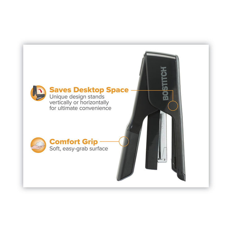Bostitch EZ Squeeze 40 Stapler, 40-Sheet Capacity, Black (BOSB9040)