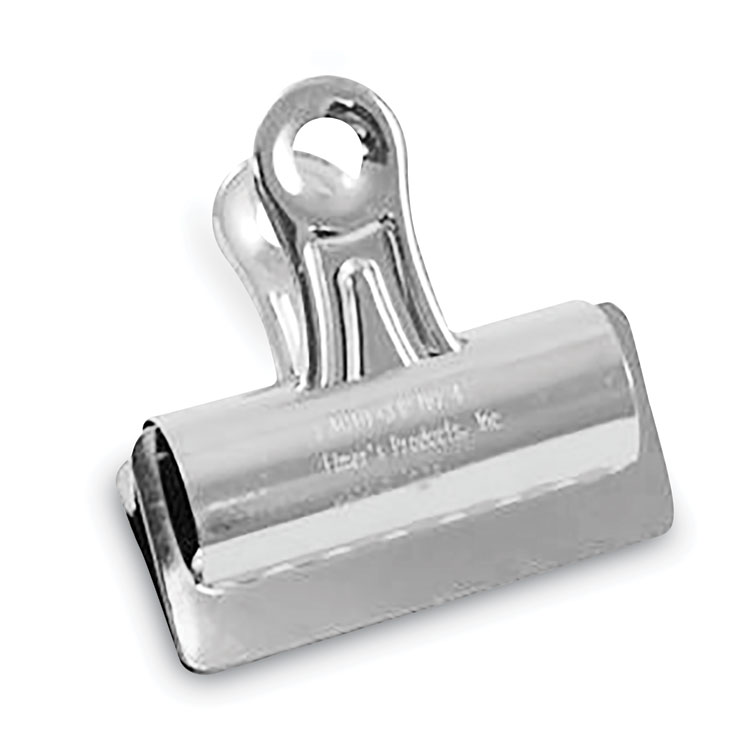 X-ACTO Bulldog Clips, Jumbo, Nickel, 12/Box (EPI2004LMR)