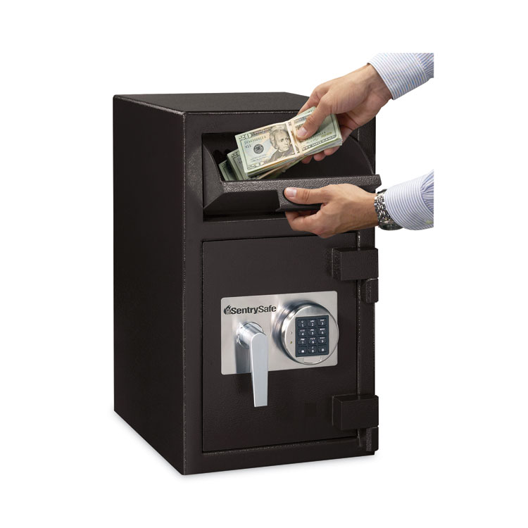 Sentry Safe Digital Depository Safe, Extra Large, 1.3 cu ft, 14w x 15.6d x 24h, Black (SENDH109E)