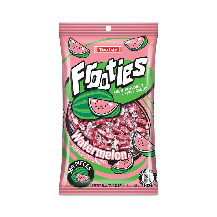 Tootsie Roll Frooties, Watermelon, 38.8 oz Bag, 360 Pieces/Bag (GRR20900092)