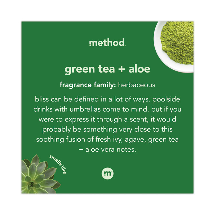 Method Foaming Hand Wash, Green Tea and Aloe Scent, 10 oz (MTH00362)