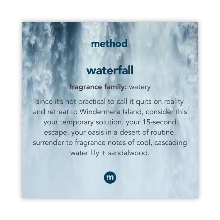 Method Foaming Hand Wash, Waterfall Scent, 10 oz, 6/Carton (MTH01160)