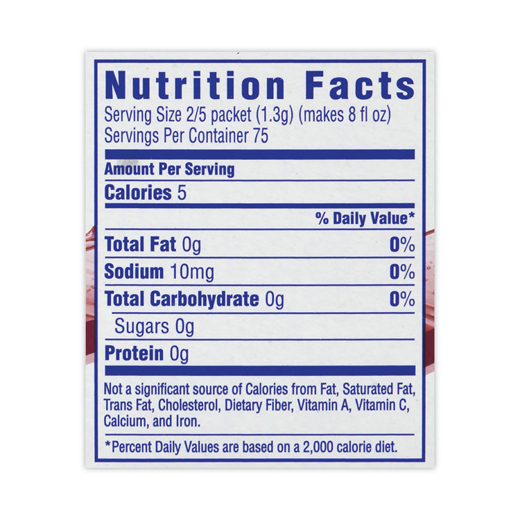 Crystal Light On-The-Go Sugar-Free Drink Mix, Fruit Punch, 0.11 oz Single-Serving Tubes, 30/Box, 2 Boxes/Carton (GRR30700156)