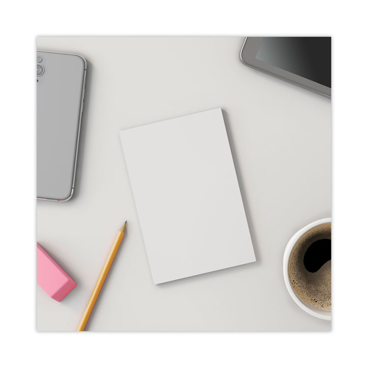 UNV46500 - Universal Loose White Memo Sheets, 4 x 6, Unruled, Plain White, 500/Pack (UNV46500) - Image 7