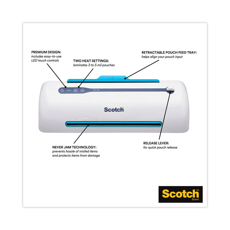Scotch Pro 9" Thermal Laminator, 9" Max Document Width, 5 mil Max Document Thickness (MMMTL906)