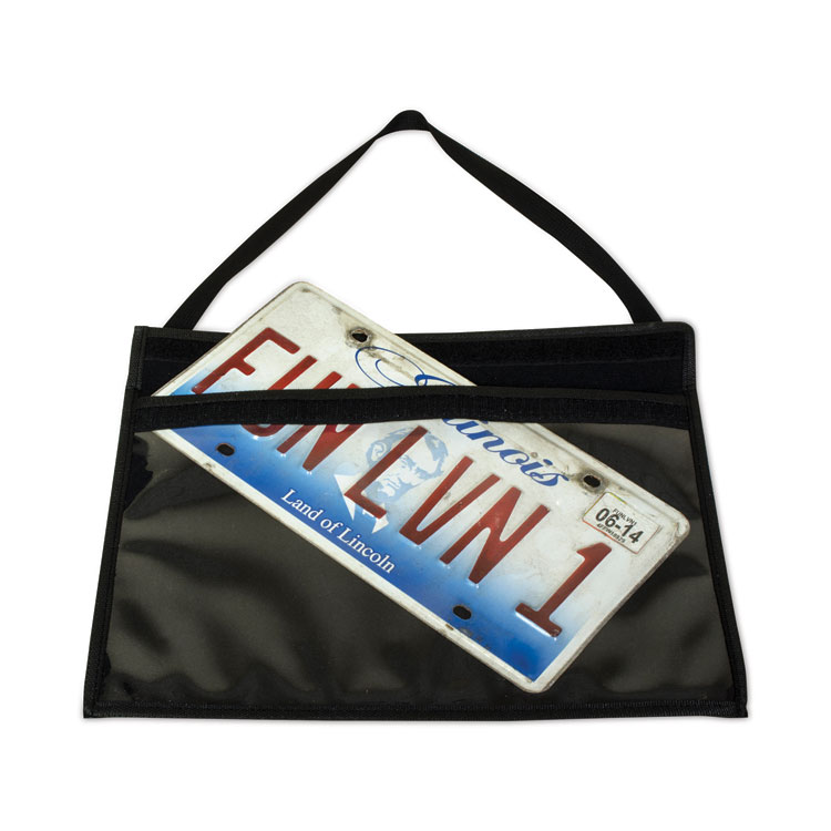 C-Line 1-Pocket Shop Ticket Holder w/Strap and Black Stitching, 75-Sheet, 9 x 12 (CLI41902)
