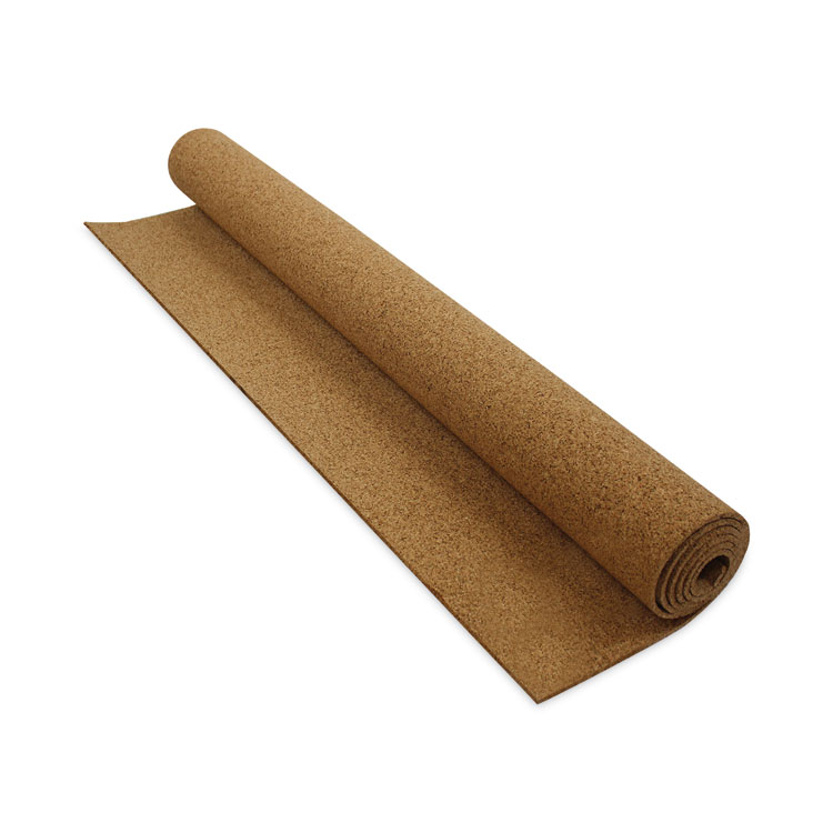 Flipside Cork Roll, 48" x 0.24" x 84", Brown (FLP38005)