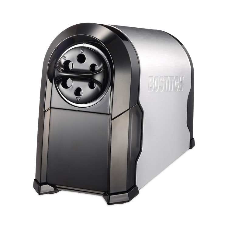 Bostitch Super Pro Glow Commercial Electric Pencil Sharpener, AC-Powered, 6.13 x 10.63 x 9, Black/Silver (BOSEPS14HC)