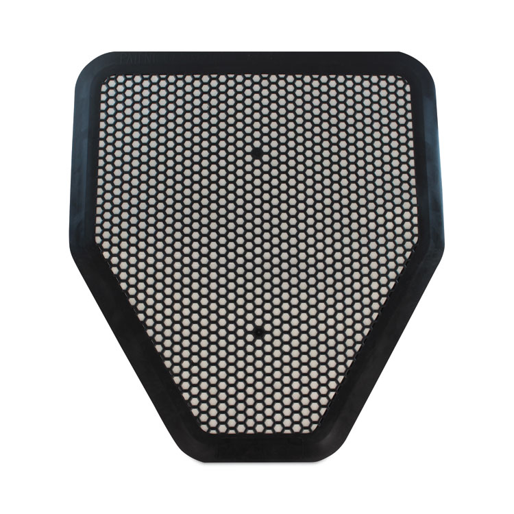 TOLCO Urinal Mat, 20.75 x 18.5, Black, 6/Carton (TOC220206)