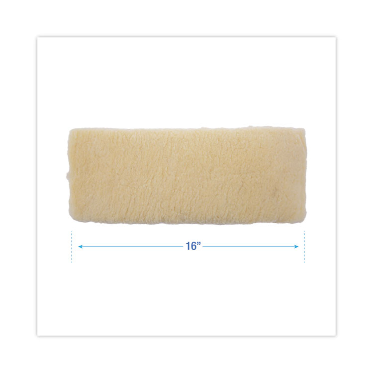 Boardwalk Mop Head, Applicator Refill Pad, Lambswool, 16-Inch, White (BWK4516)