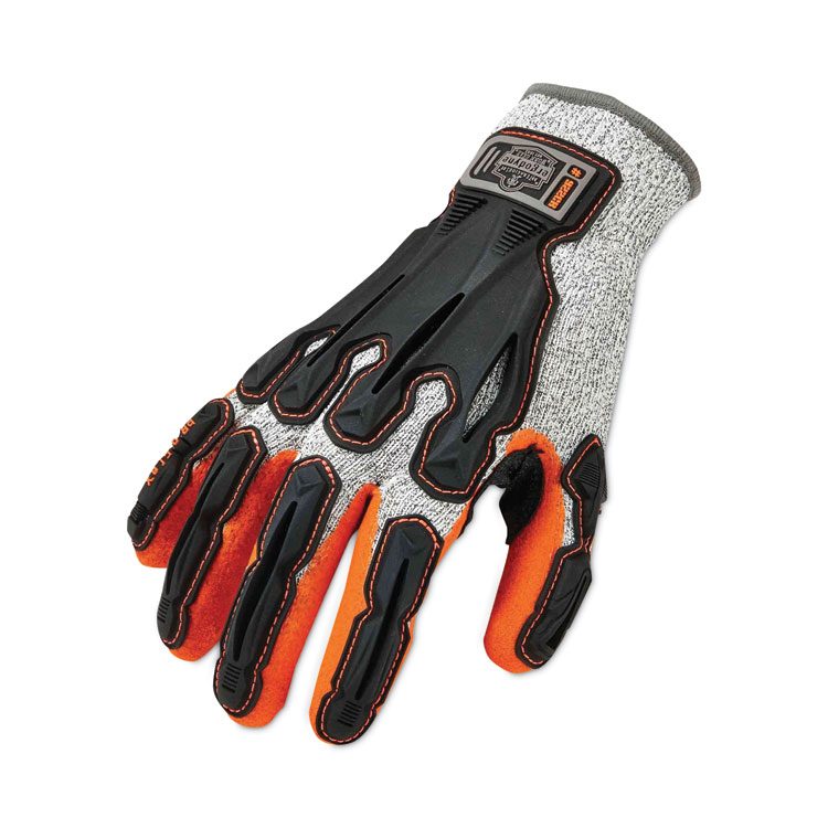 ergodyne ProFlex 922CR Nitrile Coated Cut-Resistant Gloves, Gray, X-Large, Pair (EGO17095)