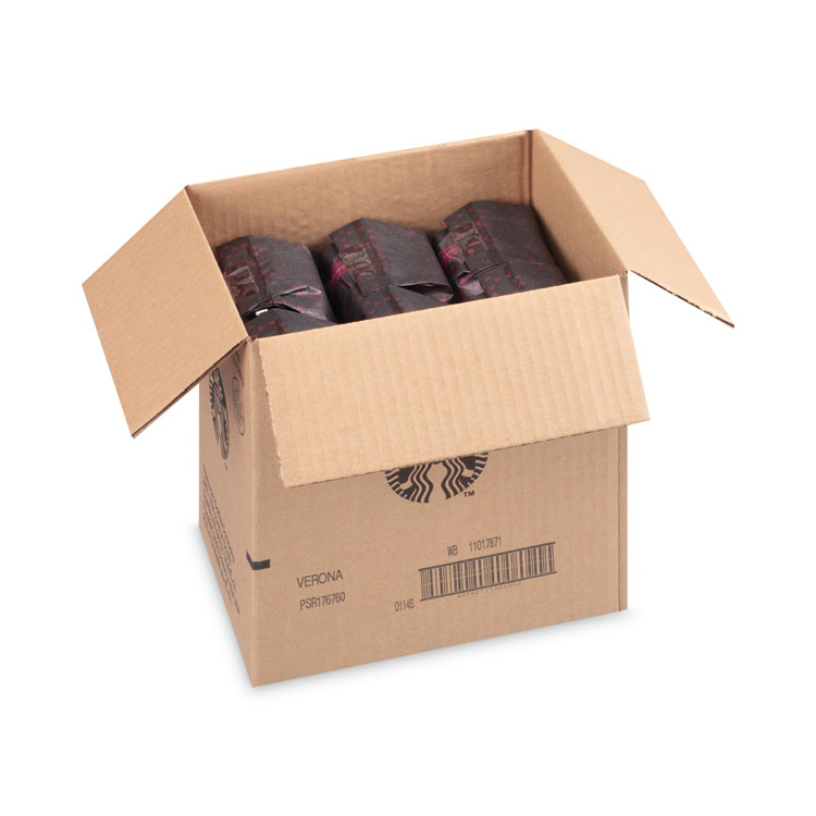 Starbucks Caffe Verona Bold Whole Bean Coffee, 1 lb Bag, 6/Carton (SBK11017871CT)