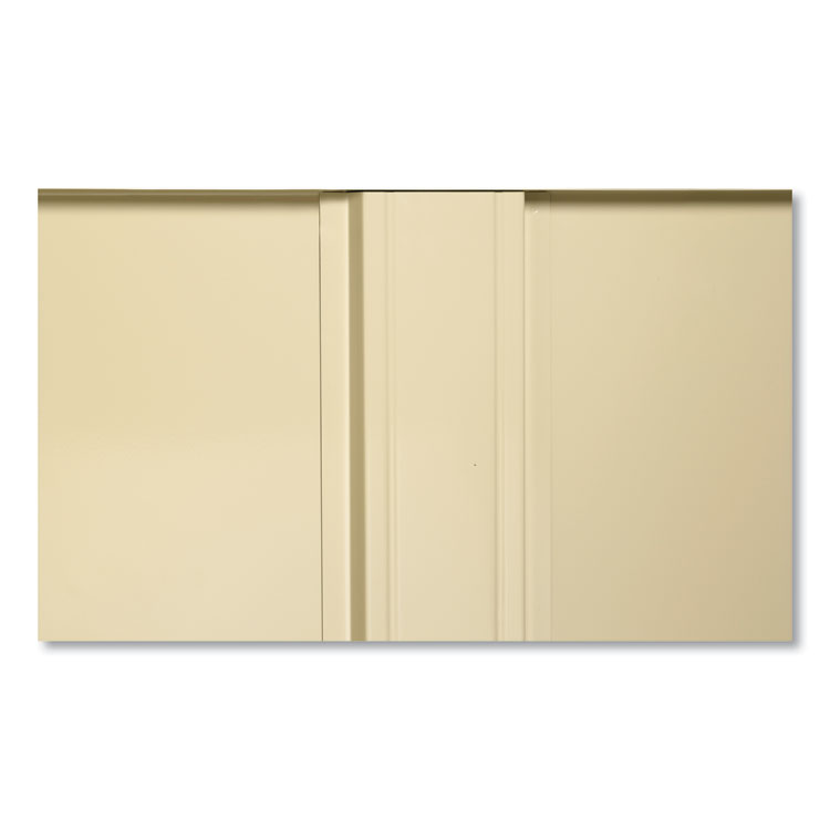 Tennsco Deluxe Recessed Handle Storage Cabinet, 36w x 18d x 78h, Black (TNN7818RHBK)