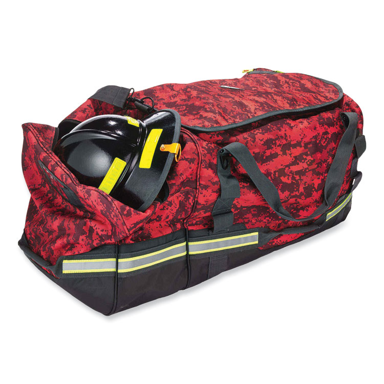 ergodyne Arsenal 5008 Fire + Safety Gear Bag, 16 x 31 x 15.5, Red Camo (EGO13008)