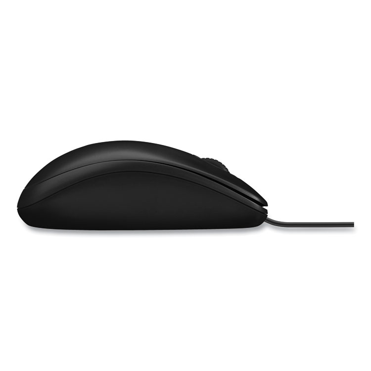 Logitech M100 Corded Optical Mouse, USB 2.0, Left/Right Hand Use, Black (LOG910001601)