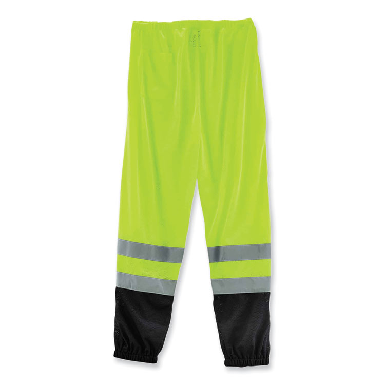 EGO23957 - ergodyne GloWear 8910BK Class E Hi-Vis Pants with Black Bottom, Polyester, 2X-Large/3X-Large, Lime (EGO23957) - Image 2