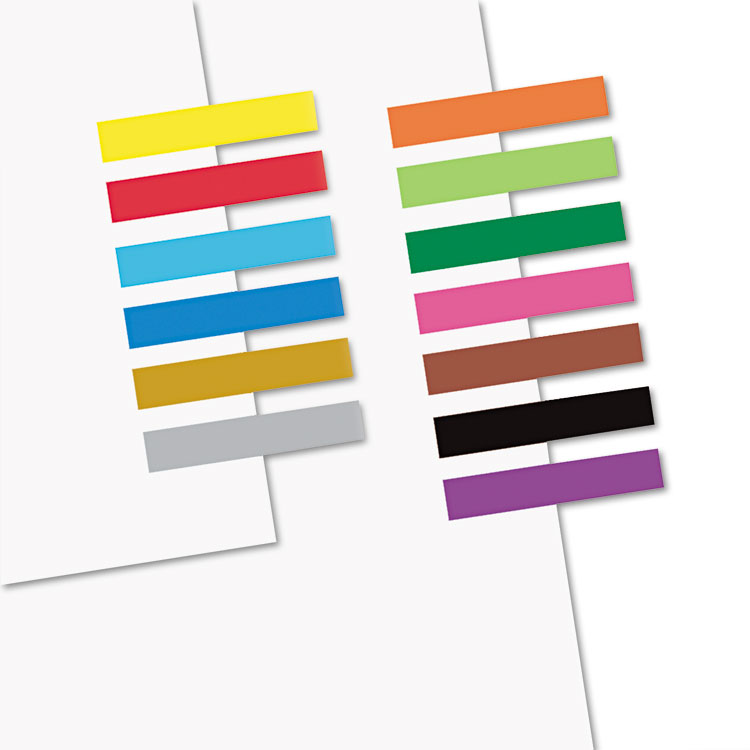 Redi-Tag Removable/Reusable Page Flags, 13 Assorted Colors, 240 Flags/Pack (RTG20202)