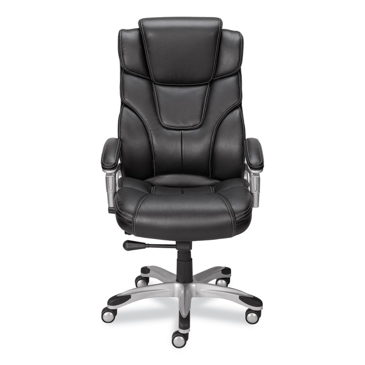 Alera Alera Maurits Highback Chair, Supports Up to 275 lb, Black Seat/Back, Chrome Base (ALEMR41B19)