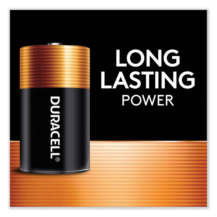 Duracell CopperTop Alkaline D Batteries, 72/Carton (DURMN1300BKD)
