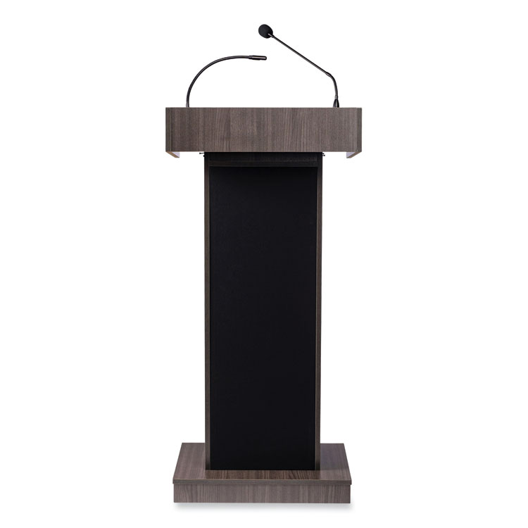 Oklahoma Sound Orator Lectern, 22 x 17 x 46, Ribbonwood (NPS800XRW)