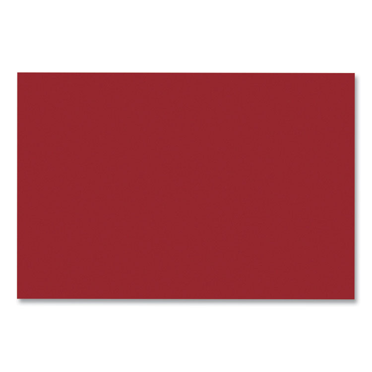Prang SunWorks Construction Paper, 50 lb Text Weight, 12 x 18, Holiday Red, 50/Pack (PAC9907)