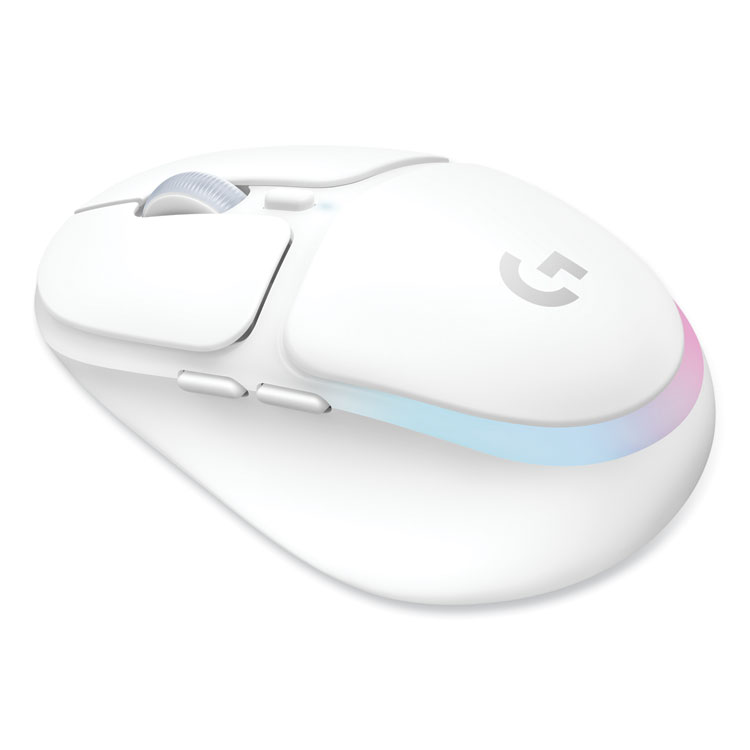 Logitech G705 Wireless Gaming Mouse, 2.4 GHz Frequency/33 ft Wireless Range, Right Hand Use, White (LOG910006365)