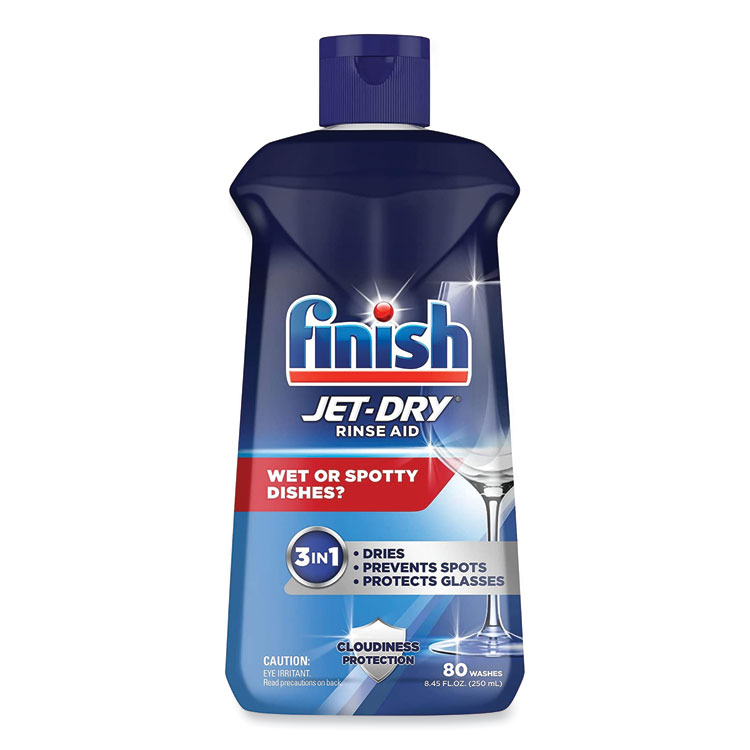 FINISH Jet-Dry Rinse Agent, 8.45 oz Bottle, 8/Carton (RAC75713CT)