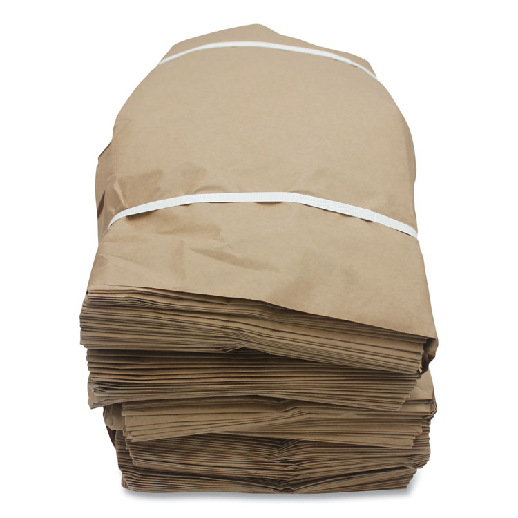 Kari-Out Kraft Paper Bags, Natural Kraft Flat Handles, 10" x 6" x 13", Natural, 250/Carton (KOT1200110)