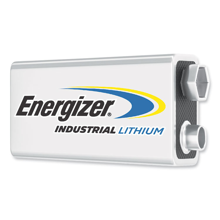 Energizer Industrial Lithium 9V Battery, 9 V, 12/Box (EVELN522)