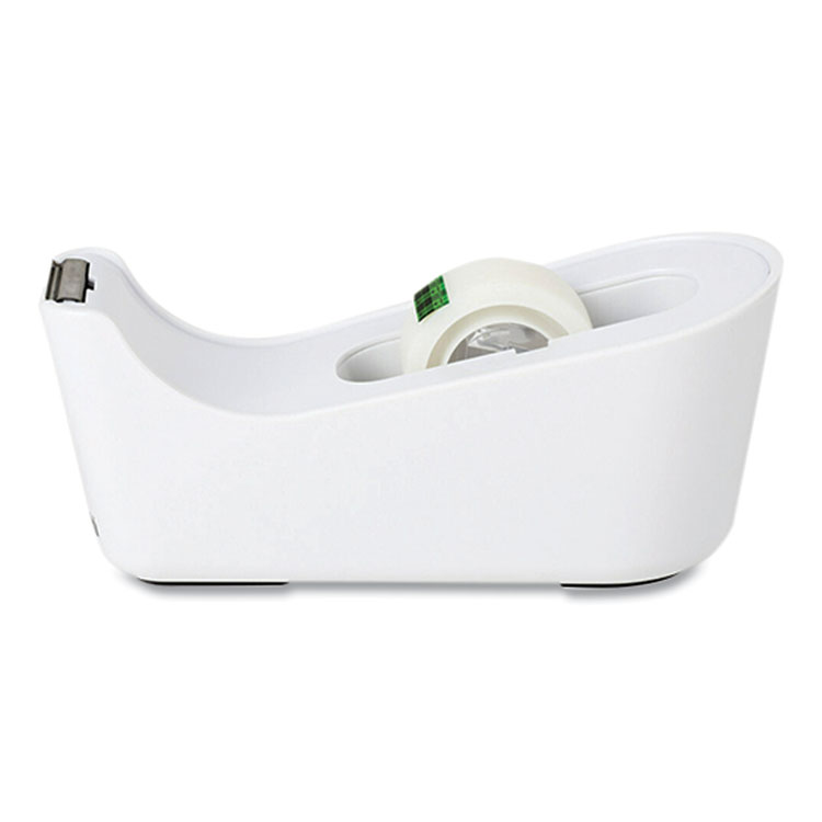 Scotch C18 Desktop Dispenser, 1" Core, White (MMMC18MX)