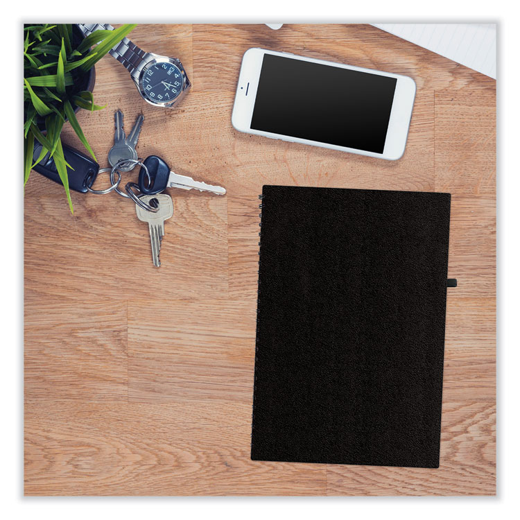 Blue Sky Aligned Weekly/Monthly Planner, 8 x 5, Black Cover, 12-Month (Jan to Dec): 2024 (BLS143589)