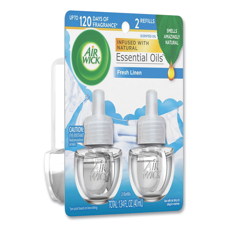 Air Wick Scented Oil Refill, Fresh Waters, 0.67 oz, 2/Pack (RAC79717PK)