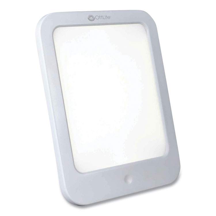 OttLite Wellness Series ClearSun LED Light Therapy Lamp, 7.88" High, White (OTTCSLT000W)