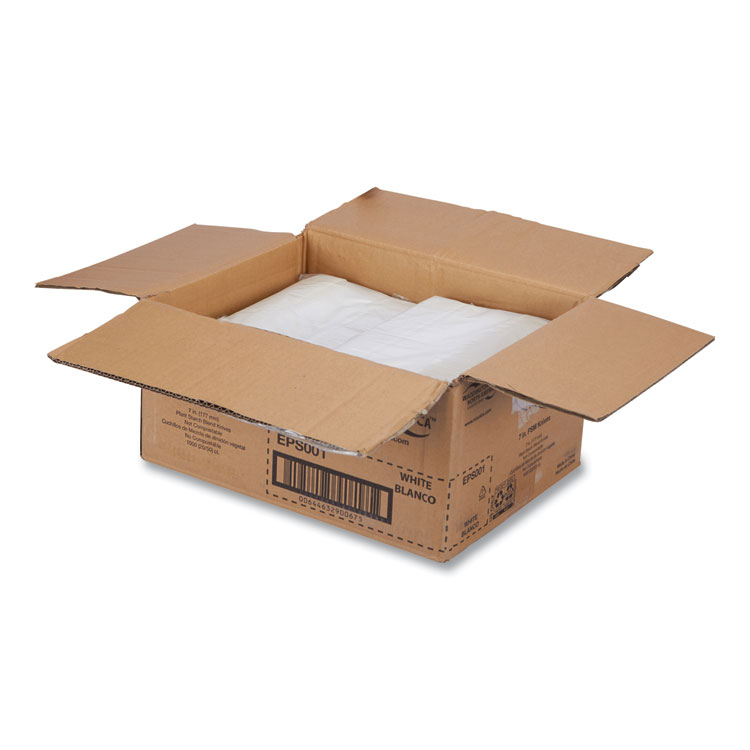 WNA EcoSense Renewable Plant Starch Cutlery, Knife, 7", 50/Pack, 20 Packs/Carton (WNAEPS001)