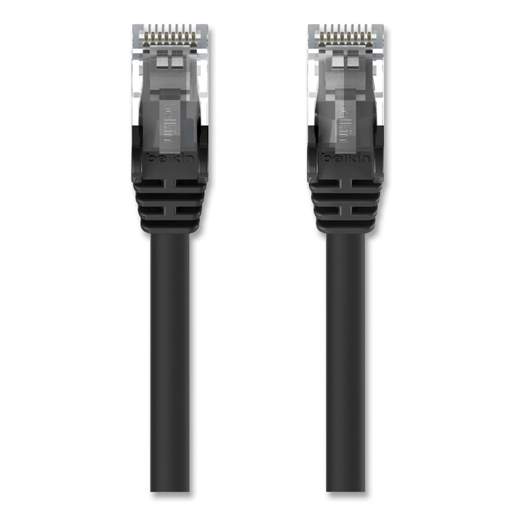 Belkin High Performance CAT6 UTP Patch Cable, 3 ft, Black (BLKA3L98003BLK)