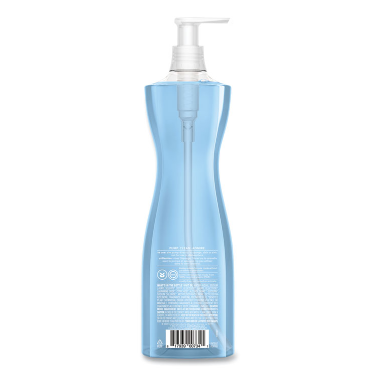 Method Dish Soap Pump, Hour-Glass Bottle Shape, Sea Minerals Scent, 18 oz Pump Bottle, 6/Carton (MTH318972)