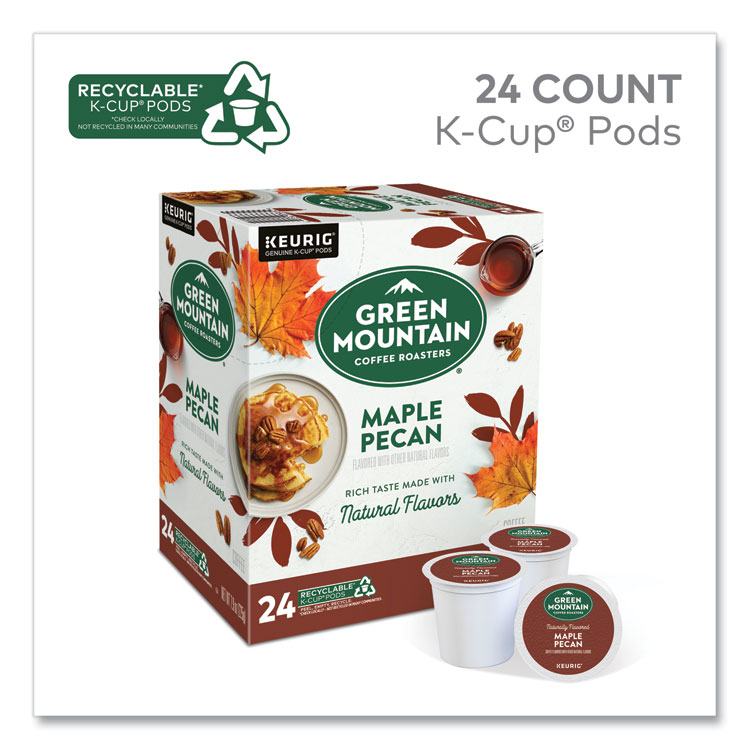 KEURIG DR PEPPER K-Cup Pods, Maple Pecan, 24/Box (GMT7674)