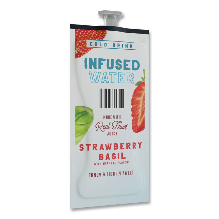 FLAVIA Strawberry Basil Infused Water Freshpack, 100/Carton (LAV48053)