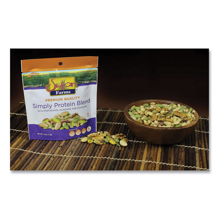 Setton Farms Simply Protein Blend, 4 oz Bag, 10/Carton (SEF5379)